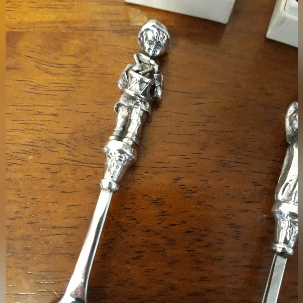 Christmas Reed and Barton Silverplate Spoons! 